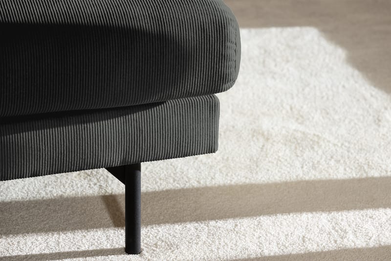 Menard 4-seters Venstrevendt L-formet Sjeselongsofa i Manchester - Grå - Møbler - Sofaer - Sofaer med sjeselong - 4 seters sofa med divan
