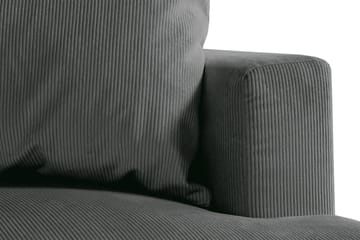 Menard 4-seters Venstrevendt L-formet Sjeselongsofa i Manchester - Grå - Møbler - Sofaer - Sofaer med sjeselong - 4 seters sofa med divan