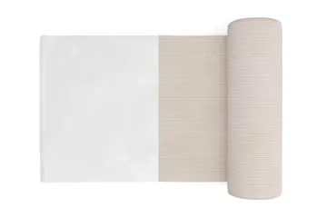 Menard 4-seters Venstrevendt L-formet Sjeselongsofa i Manchester med 2 Nakkeputer - Beige - Møbler - Sofaer - Sofaer med sjeselong - 4 seters sofa med divan