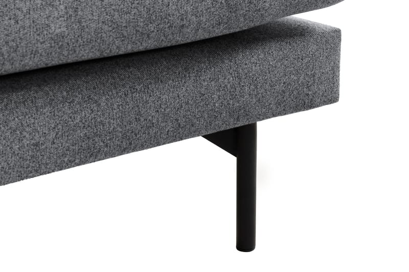 Menard 4-seters Venstrevendt L-formet Sjeselongsofa i Stoff - Mørk grå - Møbler - Sofaer - Sofaer med sjeselong - 4 seters sofa med divan
