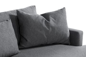 Menard 4-seters Venstrevendt L-formet Sjeselongsofa i Stoff - Mørk grå - Møbler - Sofaer - Sofaer med sjeselong - 4 seters sofa med divan