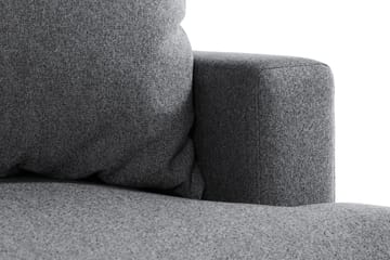 Menard 4-seters Venstrevendt L-formet Sjeselongsofa i Stoff - Mørk grå - Møbler - Sofaer - Sofaer med sjeselong - 4 seters sofa med divan