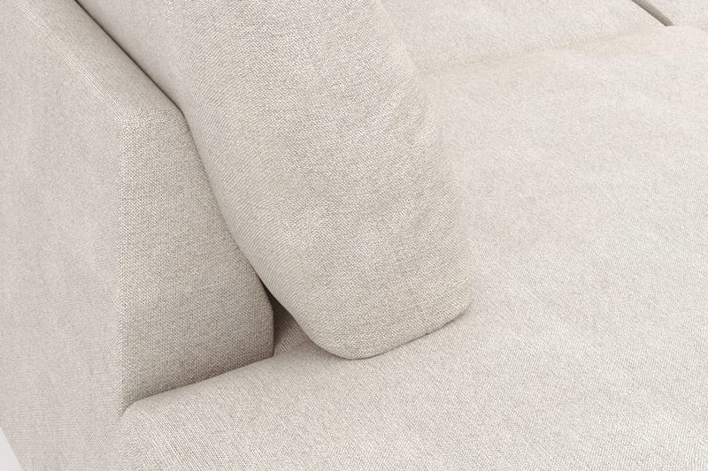 Menard 4-seters Venstrevendt Stor U-formet Dyp Large Sofa med Divan og Sjeselong i Stoff - Beige - Møbler - Sofaer - Sofaer med sjeselong - 4 seters sofa med divan