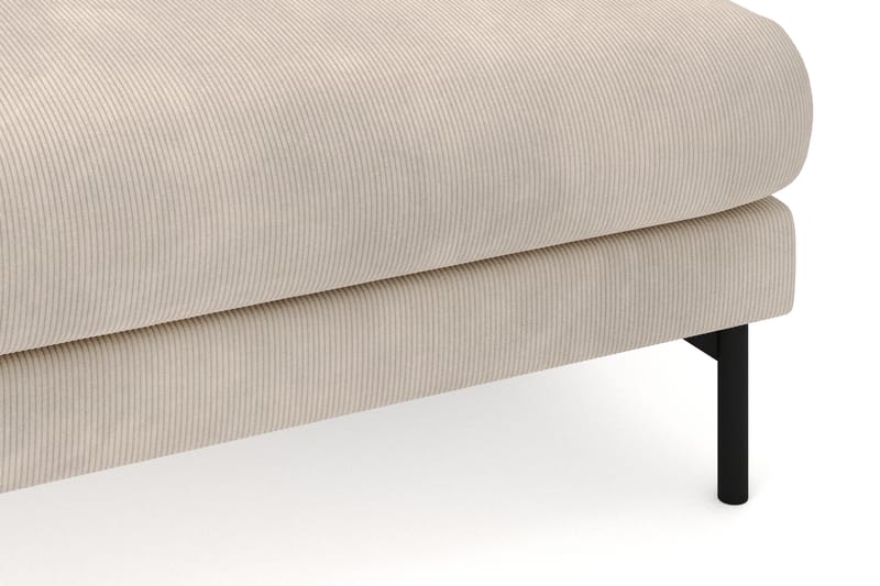 Menard 4-seters Venstrevendt U-formet Large Sofa med Divan og Sjeselong i Manchester - Greige - Møbler - Sofaer - Sofaer med sjeselong - 4 seters sofa med divan