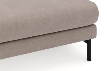 Menard 4-seters Venstrevendt U-formet Large Sofa med Divan og Sjeselong i Stoff - Brun - Møbler - Sofaer - Sofaer med sjeselong - 4 seters sofa med divan