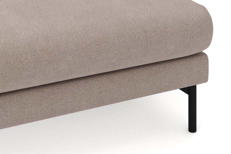 Menard 4-seters Venstrevendt U-formet Large Sofa med Divan og Sjeselong i Stoff - Brun - Møbler - Sofaer - Sofaer med sjeselong - 4 seters sofa med divan