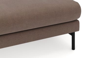 Menard 4-seters Venstrevendt U-formet Large Sofa med Divan og Sjeselong i Stoff - Brun - Møbler - Sofaer - Sofaer med sjeselong - 4 seters sofa med divan
