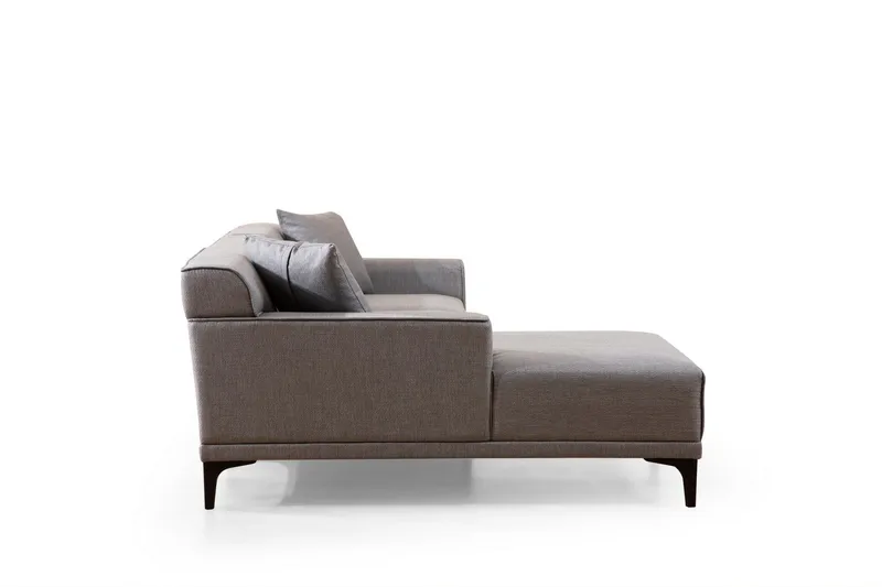 Mississauga Divansofa 3-seters - Grå - Møbler - Sofaer - Sofaer med sjeselong - 3 seters sofa med divan
