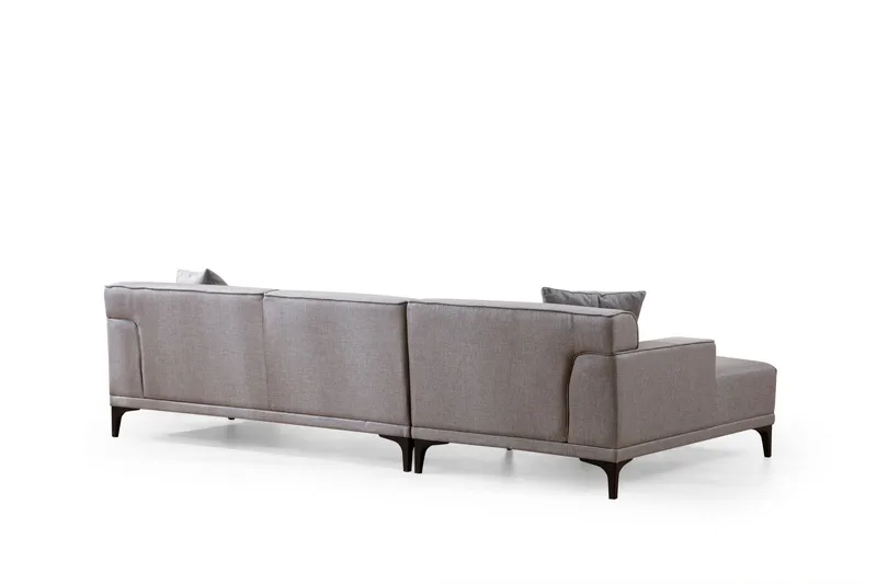 Mississauga Divansofa 3-seters - Grå - Møbler - Sofaer - Sofaer med sjeselong - 3 seters sofa med divan