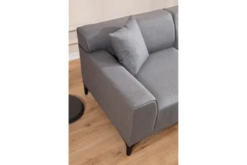 Mississauga Divansofa 3-seters - Grå - Møbler - Sofaer - Sofaer med sjeselong - 3 seters sofa med divan