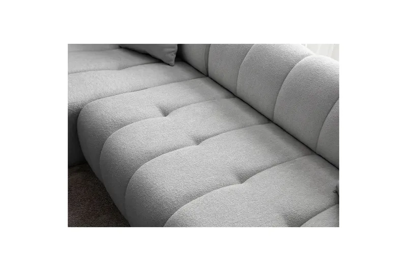 Mississauga Sofa med divan 3-seter - Grå - Møbler - Sofaer - Sofaer med sjeselong - 3 seters sofa med divan