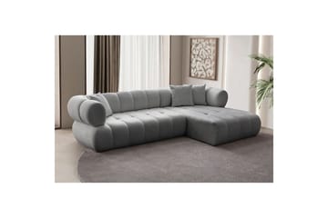 Mississauga Sofa med divan 3-seter - Grå - Møbler - Sofaer - Sofaer med sjeselong - 3 seters sofa med divan