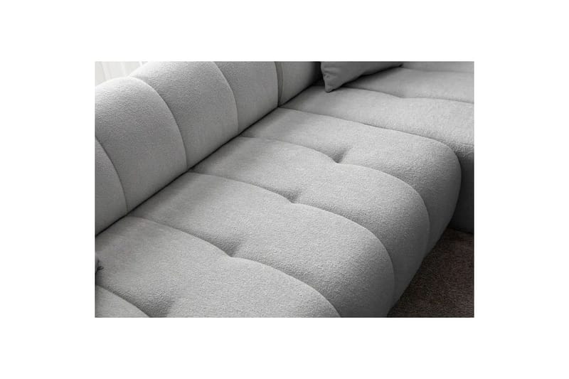 Mississauga Sofa med divan 3-seter - Grå - Møbler - Sofaer - Sofaer med sjeselong - 3 seters sofa med divan