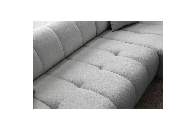 Mississauga Sofa med divan 3-seter - Grå - Møbler - Sofaer - Sofaer med sjeselong - 3 seters sofa med divan