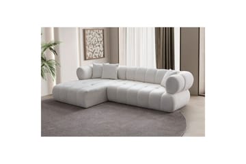 Mississauga Sofa med divan 3-seter - Hvit - Møbler - Sofaer - Sofaer med sjeselong - 3 seters sofa med divan