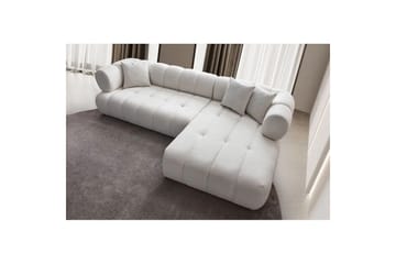 Mississauga Sofa med divan 3-seter - Hvit - Møbler - Sofaer - Sofaer med sjeselong - 3 seters sofa med divan