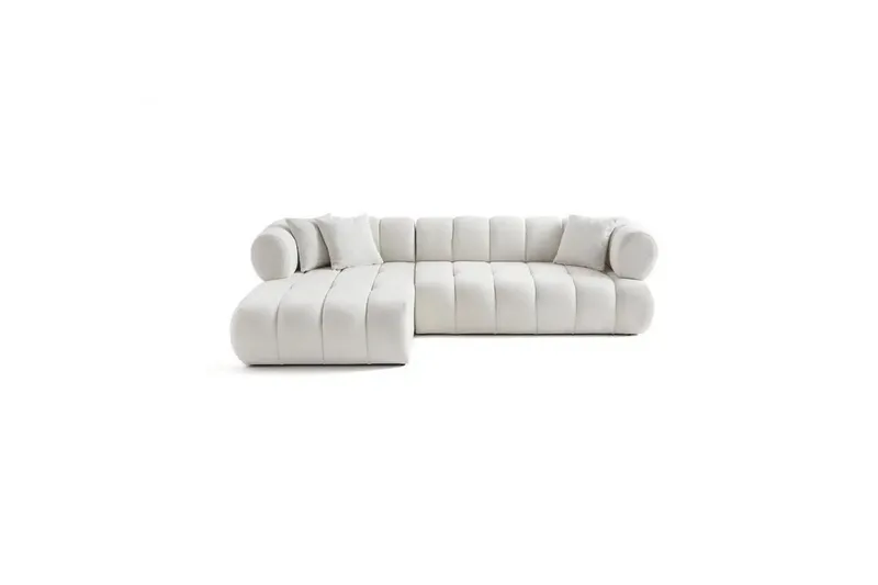 Mississauga Sofa med divan 3-seter, Hvit