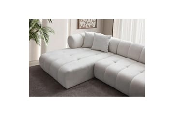 Mississauga Sofa med divan 3-seter - Hvit - Møbler - Sofaer - Sofaer med sjeselong - 3 seters sofa med divan