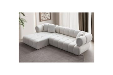 Mississauga Sofa med divan 3-seter - Hvit - Møbler - Sofaer - Sofaer med sjeselong - 3 seters sofa med divan