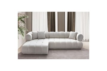 Mississauga Sofa med divan 3-seter - Hvit - Møbler - Sofaer - Sofaer med sjeselong - 3 seters sofa med divan