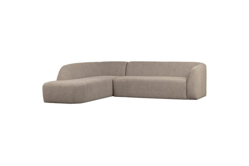 Mooli Sofa med Sjeselong 3-seter, Naturmelange