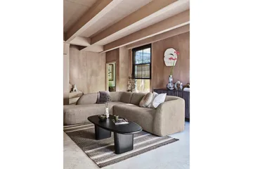 Mooli Sofa med Sjeselong 3-seter - Naturmelange - Møbler - Sofaer - Sofaer med sjeselong - 3 seters sofa med divan