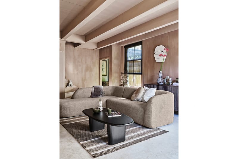 Mooli Sofa med Sjeselong 3-seter - Naturmelange - Møbler - Sofaer - Sofaer med sjeselong - 3 seters sofa med divan