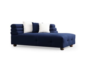 Namarta 4-seters Sofa med Divan - Mørkeblå - Møbler - Sofaer - Sofaer med sjeselong - 4 seters sofa med divan