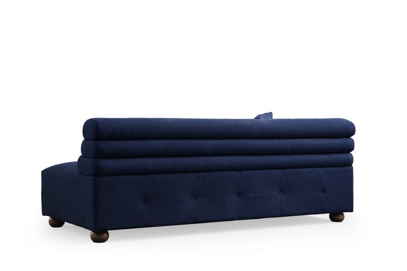 Namarta 4-seters Sofa med Divan - Mørkeblå - Møbler - Sofaer - Sofaer med sjeselong - 4 seters sofa med divan