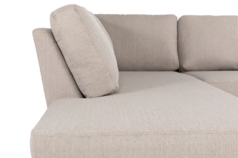Nebraska Divansofa 4-seter Venstre - Beige - Møbler - Sofaer - Sofaer med sjeselong - 4 seters sofa med divan