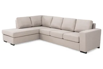 Nebraska Divansofa 4-seter Venstre - Beige - Møbler - Sofaer - Sofaer med sjeselong - 4 seters sofa med divan