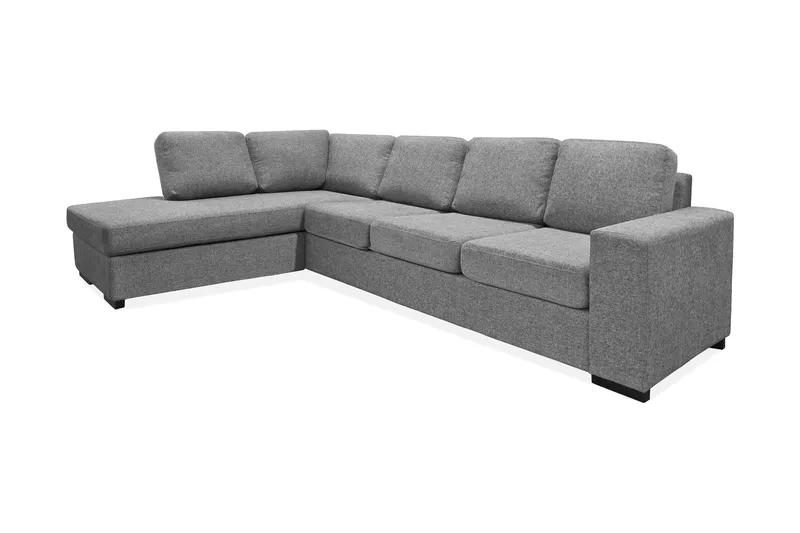 Nebraska Divansofa 4-seter Venstre - Lysegrå - Møbler - Sofaer - Sofaer med sjeselong - 4 seters sofa med divan