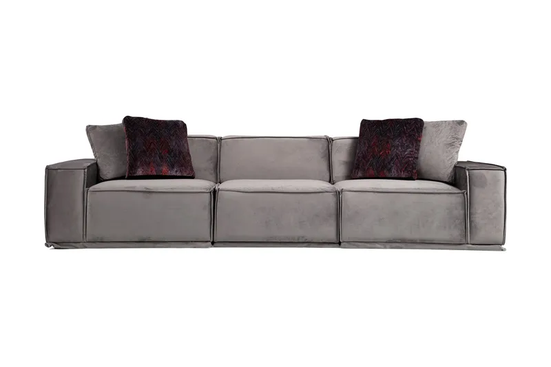 Nightcap Sofa m. Divan 3-seters, Grå