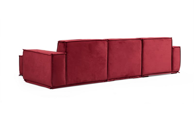 Nightcap Sofa m. Divan 4-seters - Burgundy - Møbler - Sofaer - Sofaer med sjeselong - 4 seters sofa med divan