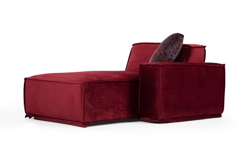 Nightcap Sofa m. Divan 4-seters - Burgundy - Møbler - Sofaer - Sofaer med sjeselong - 4 seters sofa med divan