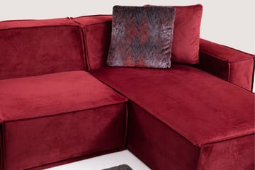 Nightcap Sofa m. Divan 4-seters - Burgundy - Møbler - Sofaer - Sofaer med sjeselong - 4 seters sofa med divan