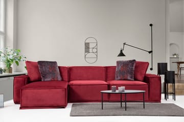 Nightcap Sofa m. Divan 4-seters - Burgundy - Møbler - Sofaer - Sofaer med sjeselong - 4 seters sofa med divan