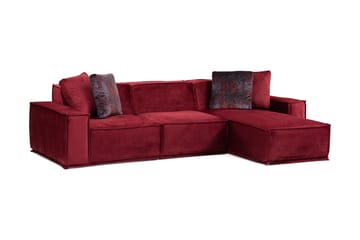 Nightcap Sofa m. Divan 4-seters - Burgundy - Møbler - Sofaer - Sofaer med sjeselong - 4 seters sofa med divan
