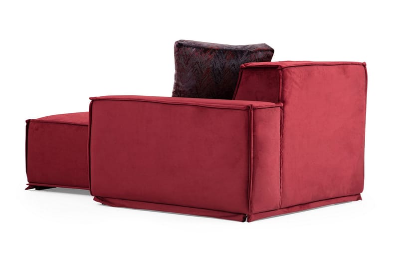 Nightcap Sofa m. Divan 4-seters - Burgundy - Møbler - Sofaer - Sofaer med sjeselong - 4 seters sofa med divan