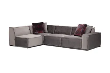 Nightcap Sofa m. Divan 4-seters - Grå - Møbler - Sofaer - Hjørnesofaer