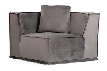 Nightcap Sofa m. Divan 6-seters - Grå - Møbler - Sofaer - Hjørnesofaer