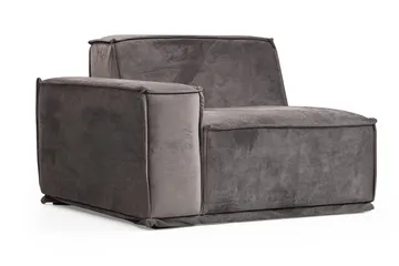 Nightcap Sofa m. Divan 6-seters - Grå - Møbler - Sofaer - Hjørnesofaer