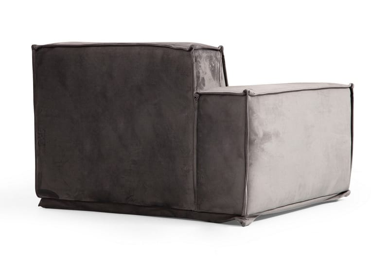 Nightcap Sofa m. Divan 6-seters - Grå - Møbler - Sofaer - Fløyelssofaer