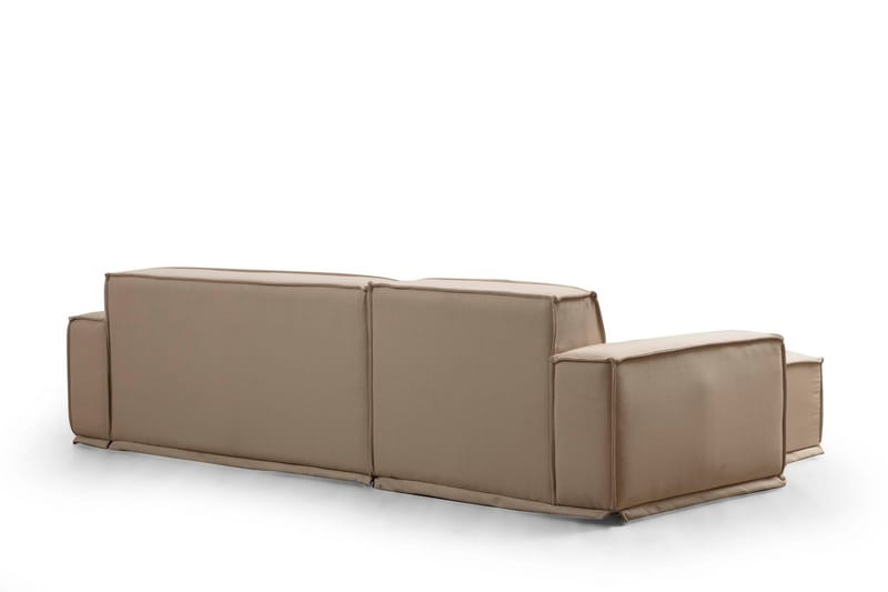 Nightcap Sofa med Divan 3-seter - Beige - Møbler - Sofaer - Sofaer med sjeselong - 3 seters sofa med divan