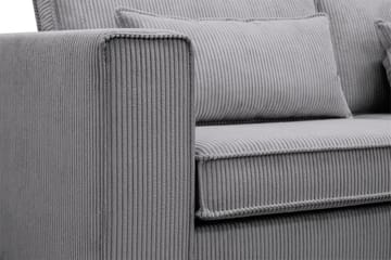 Nova 4-seters Høyrevendt L-formet Sjeselongsofa i Manchester - Mørk grå - Møbler - Sofaer - Sofaer med sjeselong - 4 seters sofa med divan