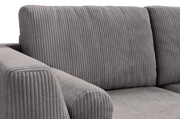 Ocean Lyx 4-seters Høyrevendt L-formet Sjeselongsofa i Manchester - Mørk grå - Møbler - Sofaer - Sofaer med sjeselong - 4 seters sofa med divan