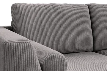 Ocean Lyx 4-seters Høyrevendt L-formet Sjeselongsofa i Manchester - Mørk grå - Møbler - Sofaer - Sofaer med sjeselong - 4 seters sofa med divan