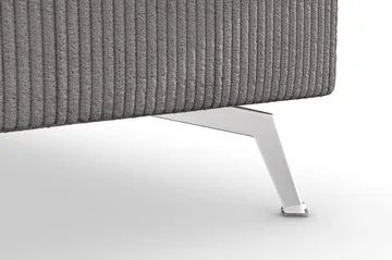 Ocean Lyx 4-seters Høyrevendt L-formet Sjeselongsofa i Manchester - Mørk grå - Møbler - Sofaer - Sofaer med sjeselong - 4 seters sofa med divan