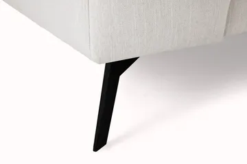 Ocean Lyx 4-seters Høyrevendt L-formet Sjeselongsofa i Stoff - Lys grå - Møbler - Sofaer - Sofaer med sjeselong - 4 seters sofa med divan