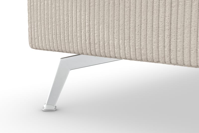 Ocean Lyx 4-seters Venstrevendt L-formet Sjeselongsofa i Manchester - Beige - Møbler - Sofaer - Sofaer med sjeselong - 4 seters sofa med divan